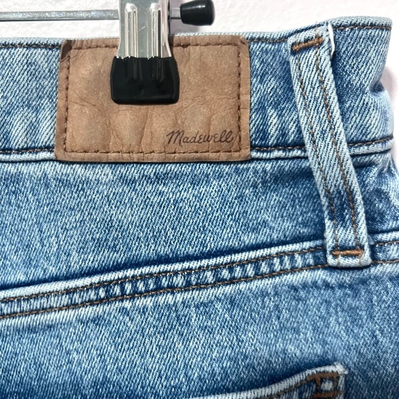 MADEWELL the perfect vintage straight vintage Blue Distressed Jeans 31 - Picture 12 of 12